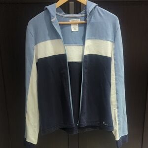 Women's Roots Colorblock Hoodie Jacket - Size Large Good Condition